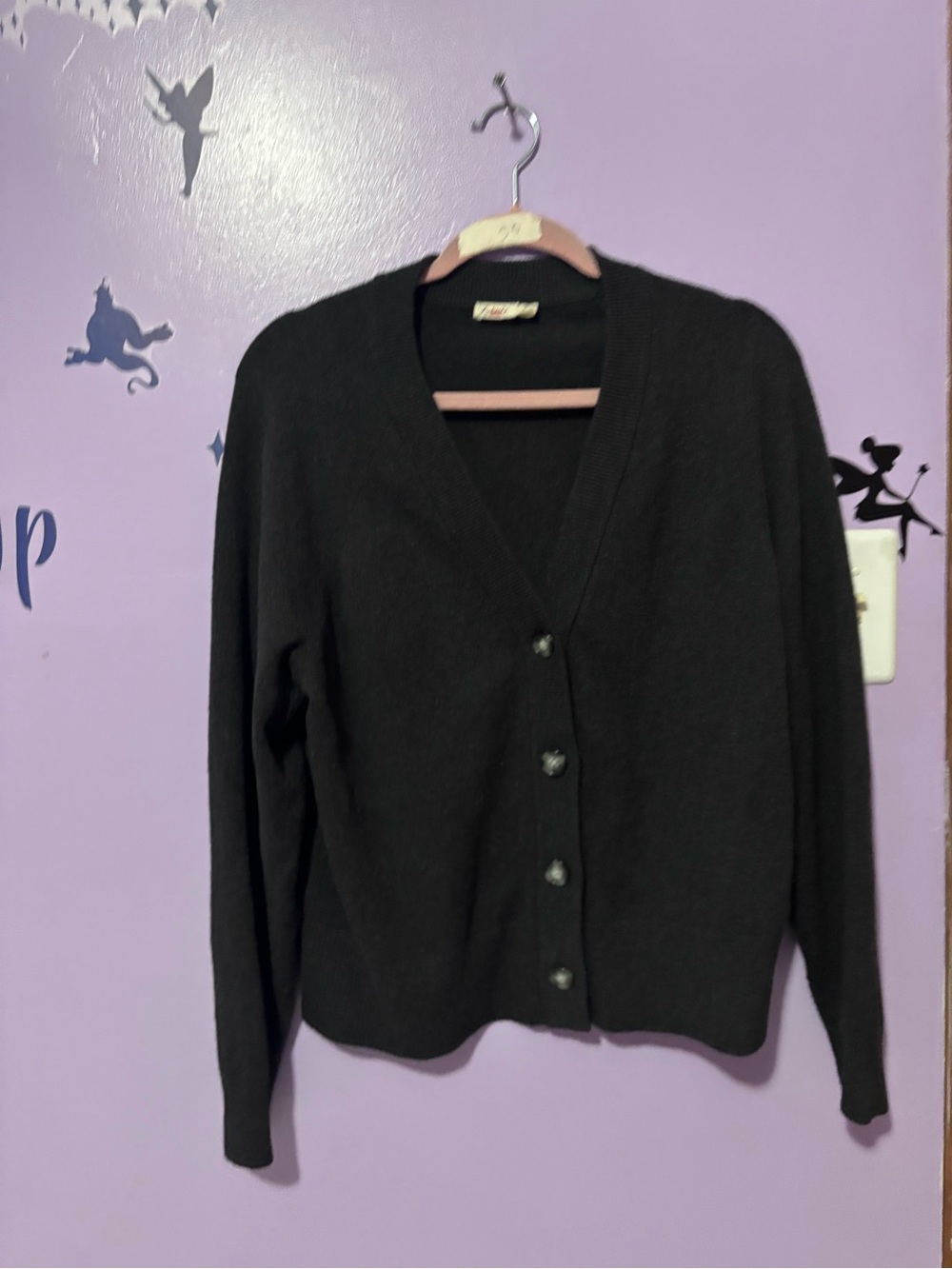 Women's Faherty V-Neck Button Cardigan Sweater - Picture 2 of 3